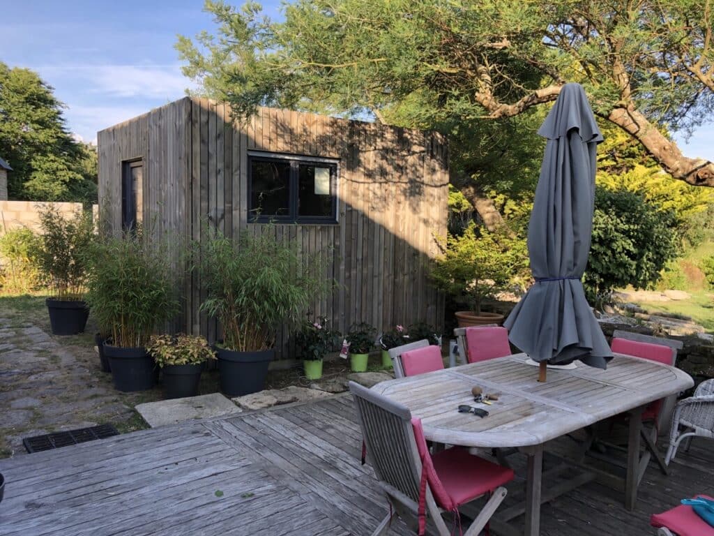 studio de jardin en bois (surface maximale)