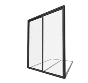 Baie coulissante ALU