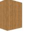 Studio de jardin habitable en kit, bardage bois à clins verticaux teinté brun chaud