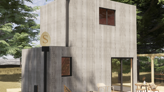 Studio de jardin en bois pour location saisonnière (type Airbnb)