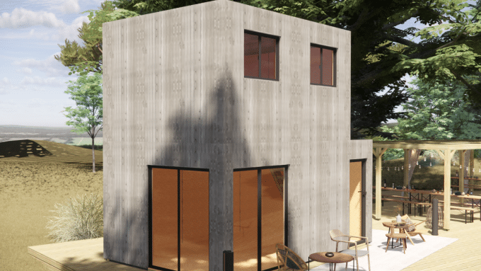 Chalet habitable indépendant en bois
