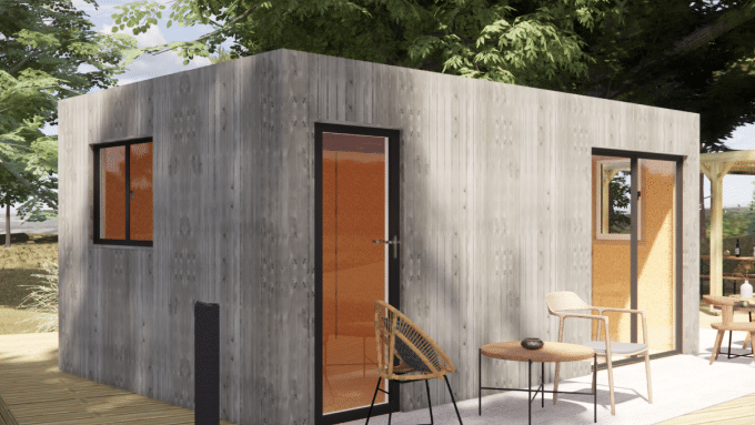 Bungalow habitable en ossature bois