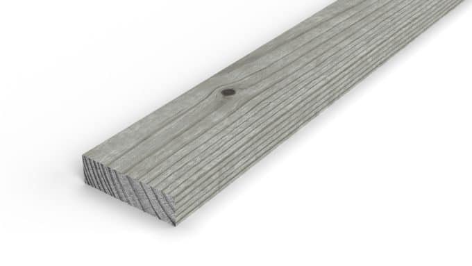 Bardage 20x70 gris, latte de pin pour façade à claire-voie : pièce seule