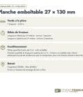 Planche emboîtable en pin sylvestre traité autoclave gris classe 3 – Section 27x130 mm, commande et livraison, Studio Français