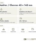 Madrier / Chevron en pin sylvestre traité autoclave vert classe 4 – Section 45x145 mm, en bref, Studio Français