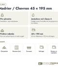 Madrier / Chevron en pin sylvestre traité autoclave vert classe 4 – Section 45x195 mm, en bref, Studio Français