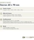 Chevron en pin sylvestre traité autoclave vert classe 4 – Section 45x70 mm, commande et livraison, Studio Français