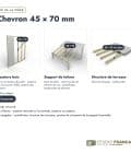 Chevron en pin sylvestre traité autoclave vert classe 4 – Section 45x70 mm, usages, Studio Français