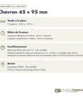 Chevron en pin sylvestre traité autoclave vert classe 4 – Section 45x95 mm, commande et livraison, Studio Français