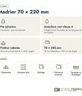 Madrier en pin sylvestre traité autoclave vert classe 4 – Section 70x220 mm, en bref, Studio Français