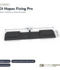 Fixation invisible Hapax Fixing Pro pour lames de 19 à 27 mm : piece cotee