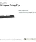 Fixation invisible Hapax Fixing Pro pour lames de 19 à 27 mm : usages