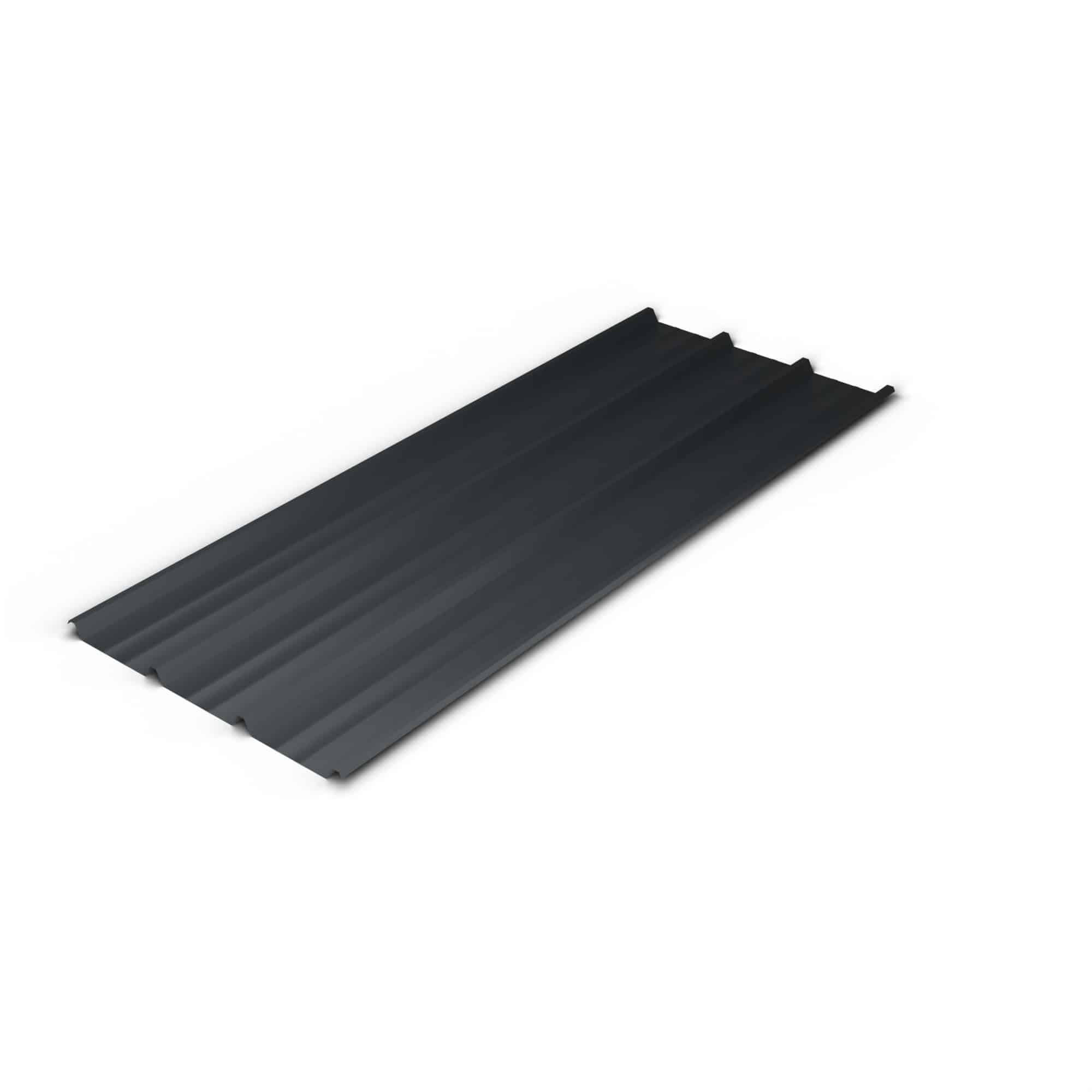 Bac acier gris anthracite RAL 7016 – Épaisseur 63/100 – 5 Ondulations, vue principale, Studio Français
