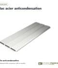 Bac acier gris anthracite RAL 7016 – Épaisseur 63/100 – 5 Ondulations, bois de bout, Studio Français