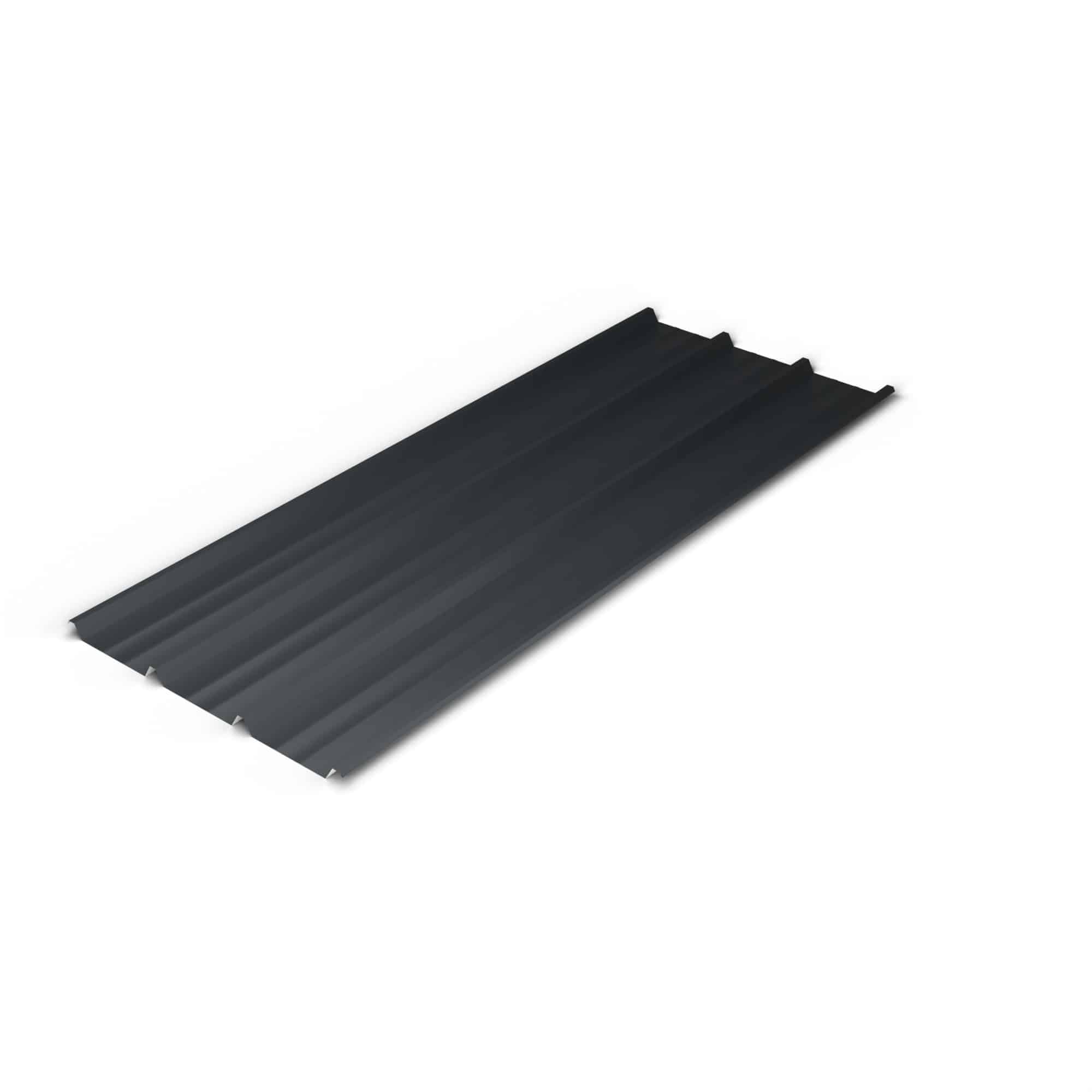 Bac acier gris anthracite RAL 7016 – Épaisseur 63/100 – 5 Ondulations, vue principale, Studio Français
