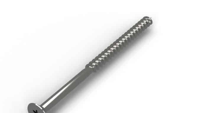 Vis inox 6x100 pour ossature bois, T30, boîte de 100 : piece