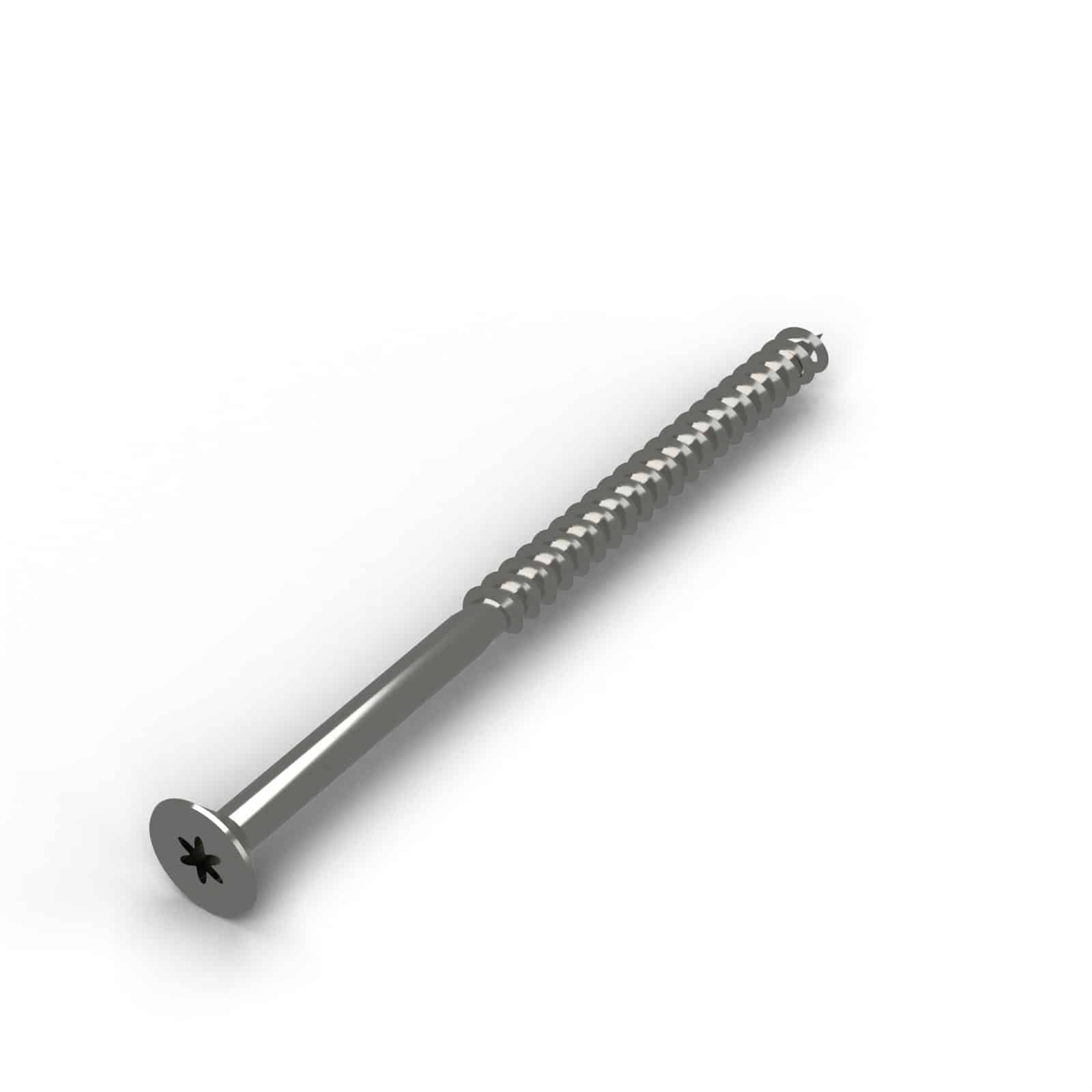 Vis inox 6x100 pour ossature bois, T30, boîte de 100 : piece