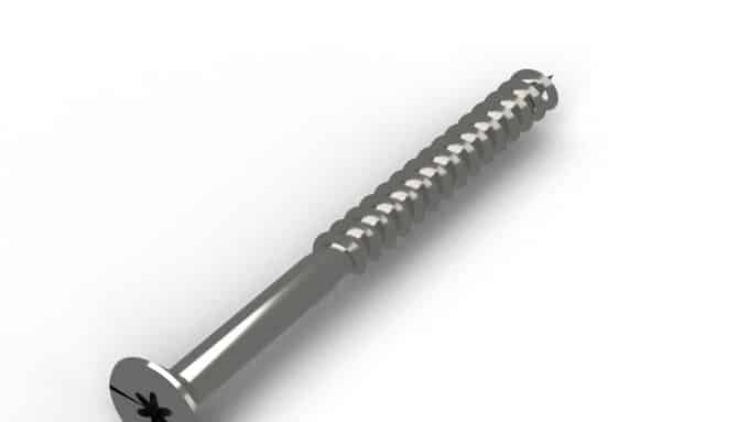 Vis inox 5x60 A2 pfs+, tête fraisée de 10 mm, boîte de 200 : piece