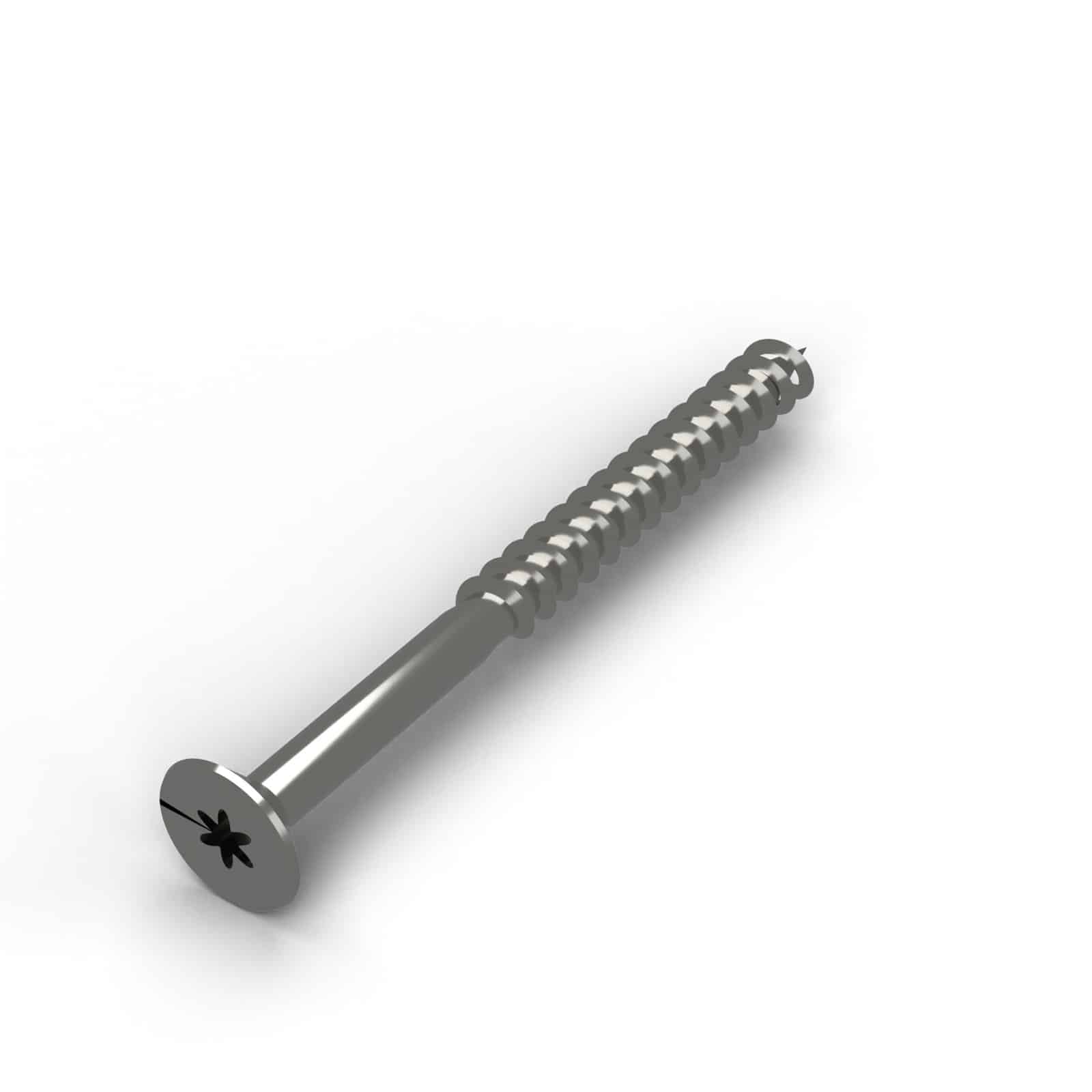 Vis inox 5x60 A2 pfs+, tête fraisée de 10 mm, boîte de 200 : piece